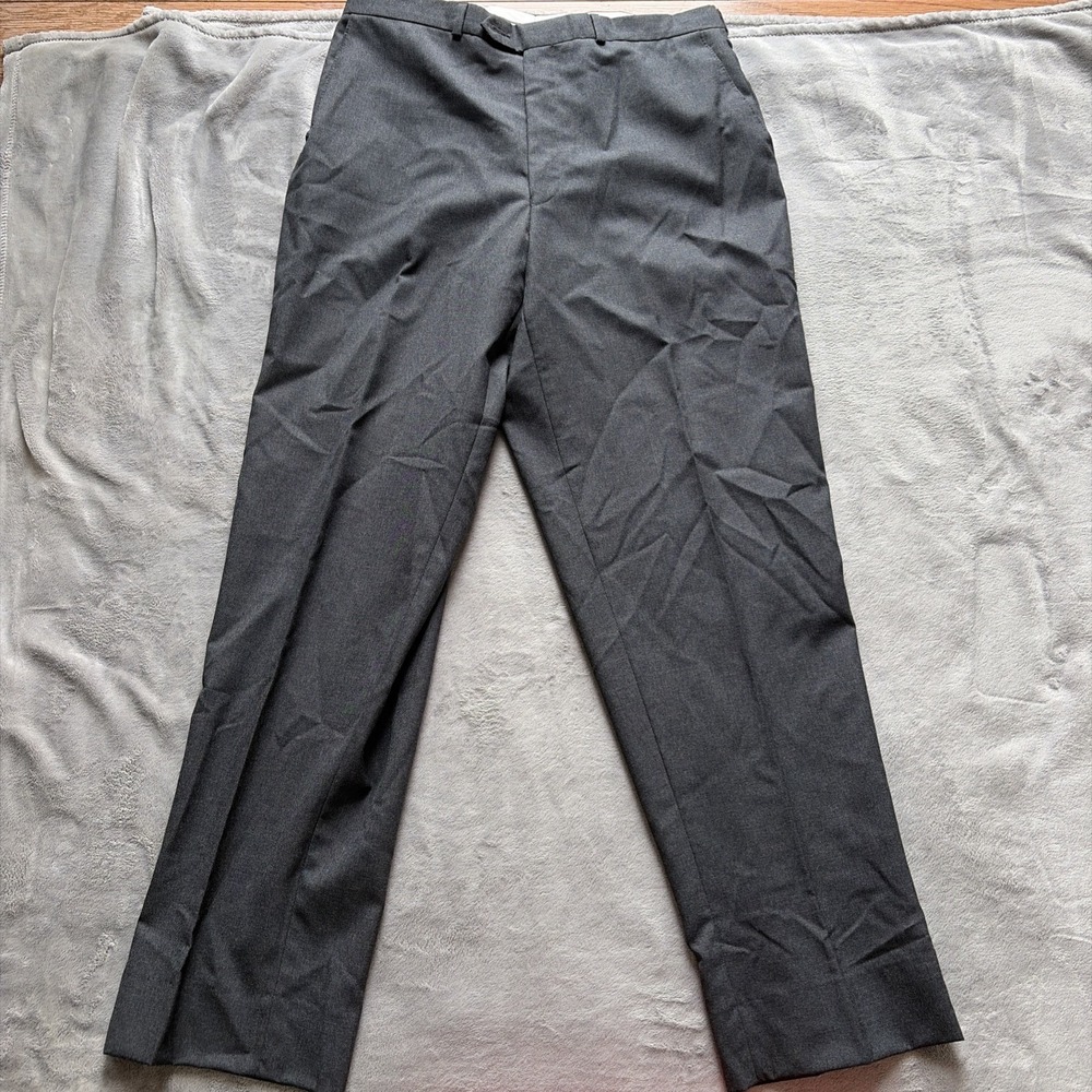 VTG 90s CHAPS RALPH LAUREN Wool Dress Pants 34x32 Union Made Canada - Read
